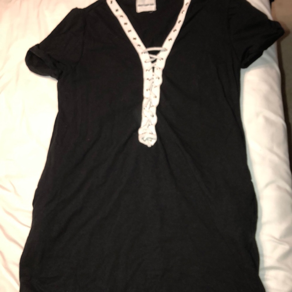 I am selling a low V cut t-shirt.